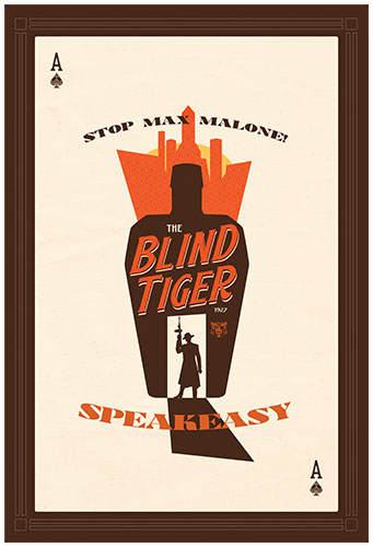 The Blind Tiger room artwork